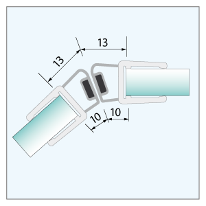 [900102] Magnetdichtung 135°, 2.010mm