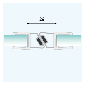 [900104] Magnetdichtung 2-180°, 2.010mm