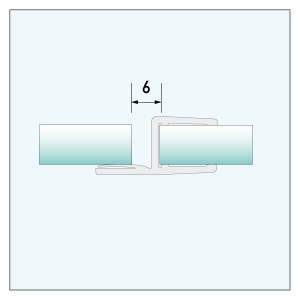 [900132] Anschlagdichtung 180°, 2.010mm
