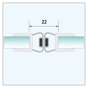 [910103] Magnetdichtung 1-180°, 2.500mm
